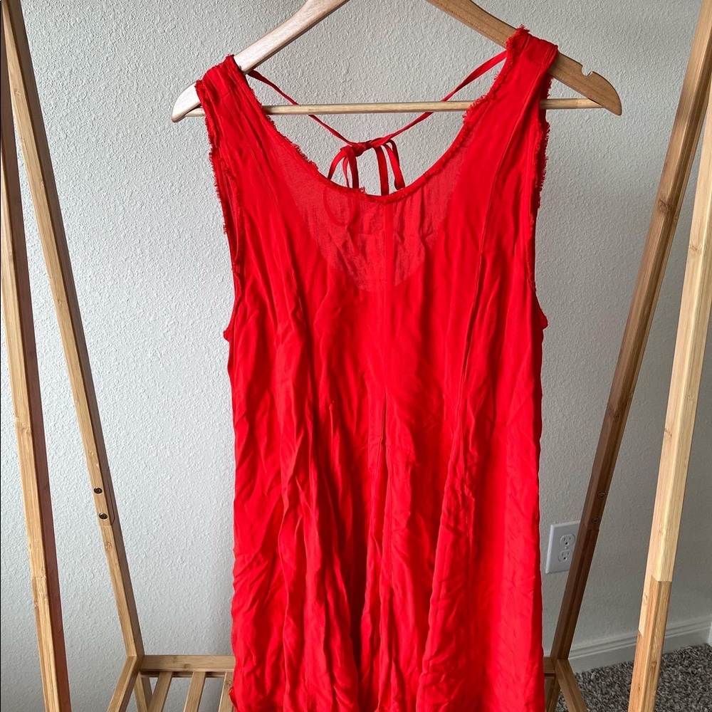 Ecote red summer dress (medium)